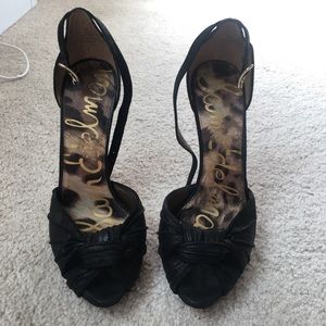 Sam Edelman platform black heels